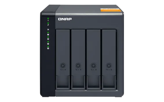 QNAP - TL-D400S-US - 4-bay desktop SATA JBOD expansion unit with a QXP-400eS-A1164 PCIe SATA host card and 1 SFF-8088 to SFF-8088 SAS/SATA 6Gb/s external cables