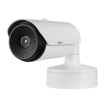 Hanwha - TNO-3010T - QVGA Thermal camera, Max. 320 x 240 resolution support, built-in 2.7mm fixed lens, H.265, H.264, MJPEG codec, Max. 30fps@all resolutions, full video and audio analytics, temperature detection, shock detection, micro SD Max. 256GB