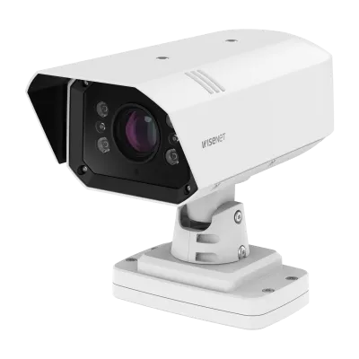 Hanwha - TNO-7180RLP - High Speed Global Shutter Camera with Road AI 3MP, Max 60fps @3MP, 6.8~1220mm (18x) motorized varifocal lens, 32GB industrial Micro SD, Embedded Wisenet Road AI application, Adaptive IR, IP66, IK10, NEMA 4X, NEMA TS. (No PoE sw