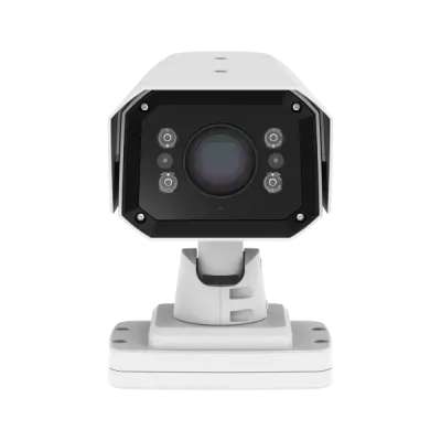 Hanwha - TNO-7180RLP - High Speed Global Shutter Camera with Road AI 3MP, Max 60fps @3MP, 6.8~1220mm (18x) motorized varifocal lens, 32GB industrial Micro SD, Embedded Wisenet Road AI application, Adaptive IR, IP66, IK10, NEMA 4X, NEMA TS. (No PoE sw