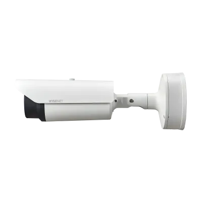 Hanwha - TNO-L4050T - Wisenet T network outdoor vandal thermal bullet camera (uncooled), 640x480 @ 8fps, 35mm fixed focal lens (17.2°), triple codec H.265/H.264/MJPEG with Wisestream II, built-in SD card slot (1x256GB), advanced video analytics and s