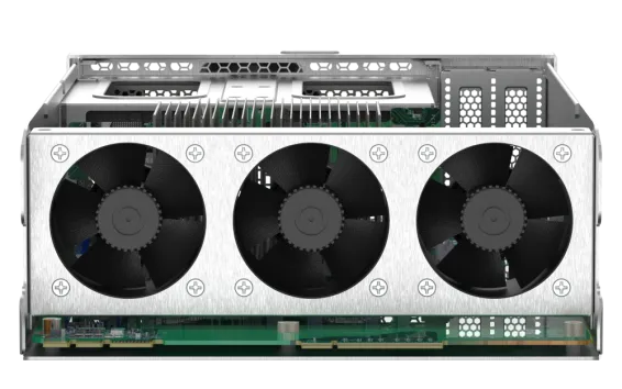 QNAP - TNS-h1083X-E2234-8G - Intel Xeon E-2234 4 cores/8 threads 3.6 GHz processor (Bursts up to 4.8 GHz), 8 GB DDR4