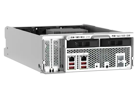 QNAP - TNS-h1083X-E2236-16G - Intel® Xeon® E-2236 6 cores/12 threads 3.4 GHz processor (Bursts up to 4.8 GHz), 16 GB DDR4