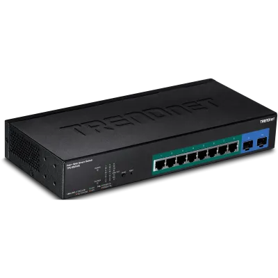 TRENDNET - TPE-082WS - 10-Port Gigabit Web Smart  PoE+ Switch