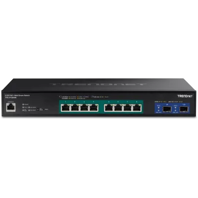 TRENDNET - TPE-3102WS - 10-Port 2.5G Web Smart PoE+ Switch with 10G SFP+ Slots