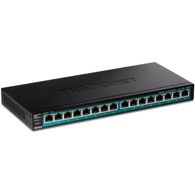 TRENDNET - TPE-TG161H - 16-Port Gigabit PoE+ Switch(123W)