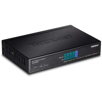 TRENDNET - TPE-TG50ES - 5-Port Gigabit EdgeSmart PoE+ Switch (31W)