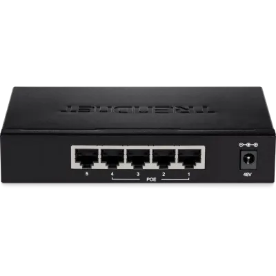 TRENDNET - TPE-TG50ES - 5-Port Gigabit EdgeSmart PoE+ Switch (31W)