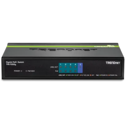 TRENDNET - TPE-TG50g - 5-port Gigabit PoE+ Switch
