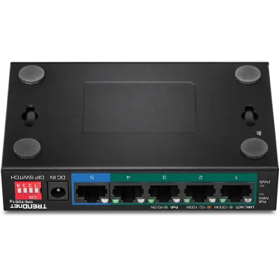TRENDNET - TPE-TG51g - 5-Port Gigabit PoE+ Switch (60W)