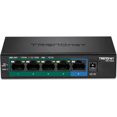 TRENDNET - TPE-TG52 - 5-Port Gigabit PoE+ Switch (32W)