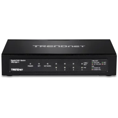 TRENDNET - TPE-TG611 - 6-Port Gigabit PoE+ Switch