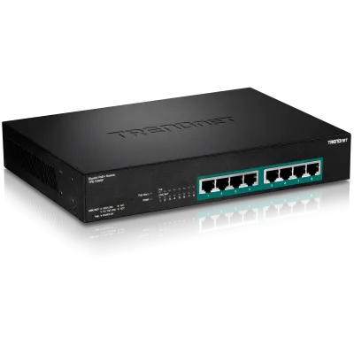 TRENDNET - TPE-TG80F - 8-port Gigabit Full Power PoE+ Switch