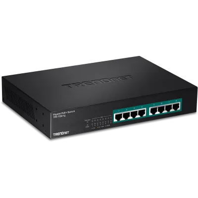TRENDNET - TPE-TG81g - 8-port Gigabit GREENnet PoE+ Switch, rack mountable