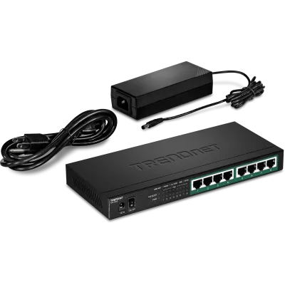 TRENDNET - TPE-TG83 - 8-Port Gigabit PoE+ Switch (65W)