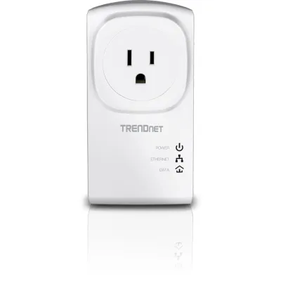 TRENDNET - TPL-407E2K - 500 AV Compact Powerline Adapter Kit /w Pass Through