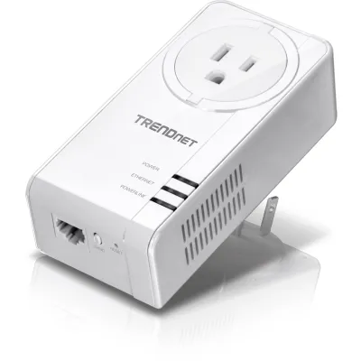 TRENDNET - TPL-423E - Powerline 1300 AV2 Adapter with Built-in Outlet