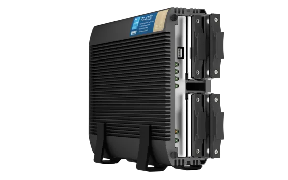 QNAP - TS-410E-8G-US - QNAP TS-410E 4-Bay fanless Desktop NAS. Intel Celeron J6412 quad-core with onboard 8GB RAM