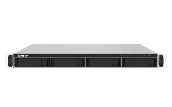 QNAP - TS-432PXU-2G-US - QNAP 1U 4-Bay ARM-based 2.5G &10G NAS, Quad Core 1.7GHz, 2GB DDR3 RAM, 2 x 10GbE SFP+, 2 x GbE, Single Power Supply (not upgradeable)