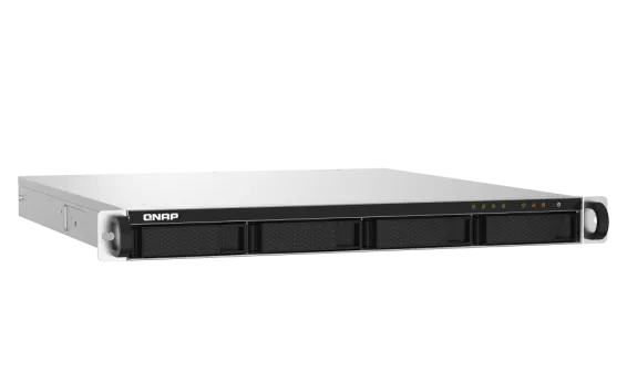 QNAP - TS-432PXU-RP-2G-US - QNAP 1U 4-Bay ARM-based 2.5G &10G NAS, Quad Core 1.7GHz, 2GB DDR3 RAM, 2 x 10GbE SFP+, 2 x GbE, Redundant Power Supply