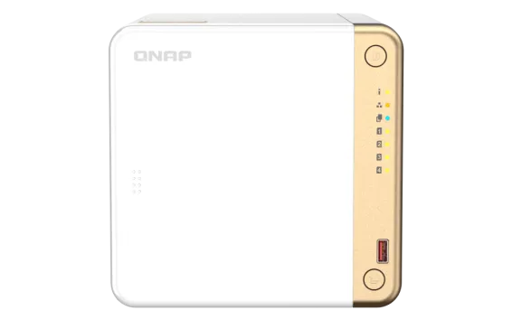 QNAP - TS-462-2G-US - QNAP 4-Bay desktop NAS, Intel Celeron N4505 dual-core processor, 2GB DDR4 SODIMM RAM