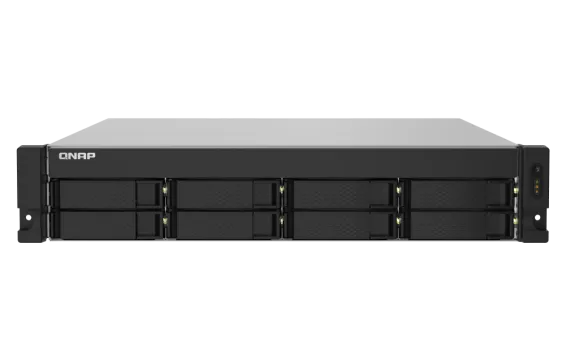 QNAP - TS-832PXU-RP-4G-US - QNAP 2U 8-Bay ARM-based 2.5G &10G NAS, Quad Core 1.7GHz, 4GB DDR3 RAM, 2 x 10GbE SFP+, 2 x 2.5GbE, Redundant Power Supply