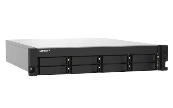 QNAP - TS-832PXU-RP-4G-US - QNAP 2U 8-Bay ARM-based 2.5G &10G NAS, Quad Core 1.7GHz, 4GB DDR3 RAM, 2 x 10GbE SFP+, 2 x 2.5GbE, Redundant Power Supply