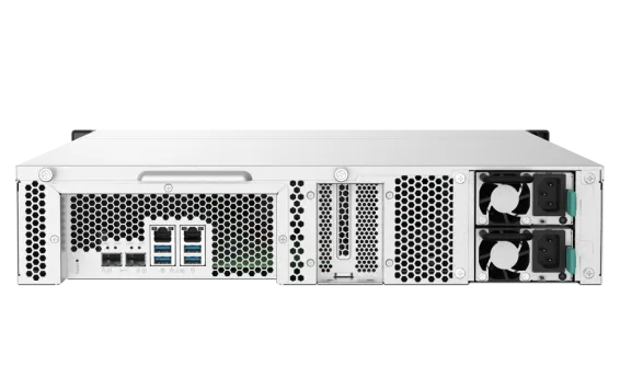 QNAP - TS-832PXU-RP-4G-US - QNAP 2U 8-Bay ARM-based 2.5G &10G NAS, Quad Core 1.7GHz, 4GB DDR3 RAM, 2 x 10GbE SFP+, 2 x 2.5GbE, Redundant Power Supply