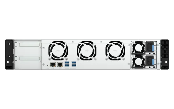 QNAP - TS-855eU-RP-8G-US - QNAP 2U 8-Bay short depth rackmount NAS/iSCSI IP-SAN. Intel Atom C5125 8C 2.8GHz, 8GB RAM