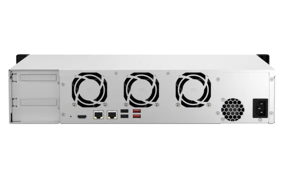 QNAP - TS-864eU-8G-US - QNAP 2U 8-bay short depth 12" rackmount NAS, Intel Celeron N5095 4C/4T, burst up to 2.9 GHz, 8GB RAM On-Board (Non-Expandable)