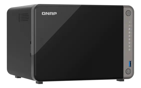 QNAP - TS-AI642-8G-US - QNAP 6-Bay desktop AI NAS, NPU 6TOPS, 4C ARM Cortex-A76 2.2GHz, 4C Cortex-A55 1.8GHz, 8GB DDR4 RAM