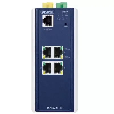 PLANET - TSN-5225-4T - Industrial L2+ 4-Port 10/100/1000T Managed TSN Ethernet Switch