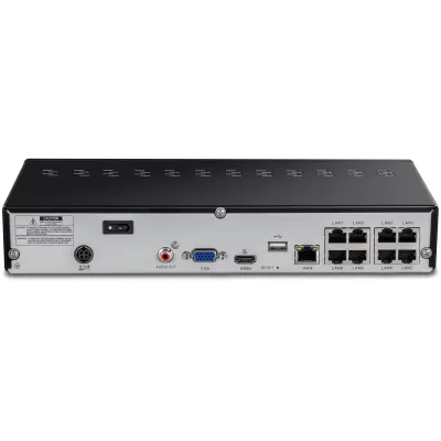 TRENDNET - TV-NVR1508 - 8 Channel 4K UHD PoE+ NVR