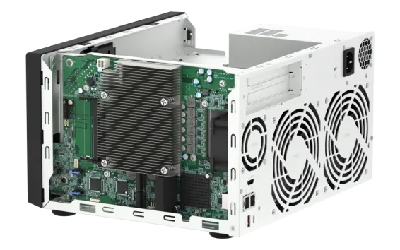 QNAP - TVS-h874-i7-32G-US - QNAP Ultra-High Speed 8 Bay NAS Intel Core i7 12C (8 Performance cores + 4 Efficient cores) /20T Processor