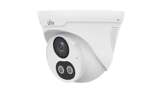 UNV - UAC-T142-ACF28LM-DL - 2MP Dual Light Analog 2-Way Talk Turret 2.8mm