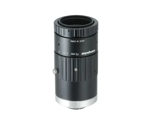 Computar - V7531-MPZ-R - 20MP 1" 75mm F3.1, 2.4um, Ultra-low Distortion Lens (C-Mount) with Anti-Shock