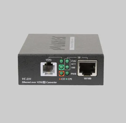 PLANET - VC-231 - 100/100 Mbps Ethernet to VDSL2 Converter - 30a profile
