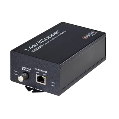 Vigitron - Vi30202U - 1-Port MaxiiPower Ethernet Extender over Coax, af/at/bt 60W PSE, powered by 24VDC/AC