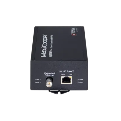 Vigitron - Vi3202 - 1-Port MaxiiPower Ethernet Extender over Coax, af/at 60W PSE, powered by 24VDC/AC