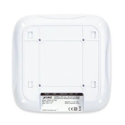 Planet - WDAP-C7210E - 1200Mbps 802.11ac Wave 2 Dual Band Ceiling-mount Wireless Access Point