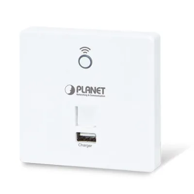 Planet - WNAP-W2200UE - 300Mbps 802.11n In-Wall Wireless Access Point w/ USB Charger