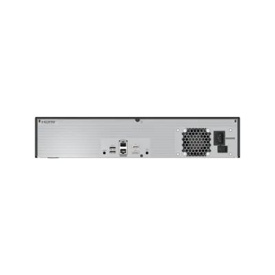 Hanwha - WRN-1632-12TB - 2U WAVE NVR (Intel based) with 4 Professional licenses, 12TB RAW, supports: 32 channels, Wisenet WAVE pre-installed, H.264/H.265/MJPEG, 4 fixed internal SATA HDDs (10TB max per HDD), Wisestream technology, HDMI/DP output, Dua