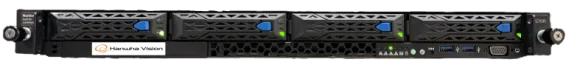 Hanwha - WRR-P-E201W-16TB - 1U Wisenet WAVE Network Video Recorder with 4 Professional licenses, Wisenet WAVE pre-installed, 16TB raw (10TB usable after disk formatting & RAID 5 configuration), 470 Mbps recording B/W, 4 HDD Bay (3.5"), Intel Xeon E23