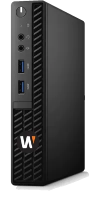 Hanwha - WRT-P-3100MW-2TB - Micro Form Factor WiseNet WAVE NVR with 2TB HDD