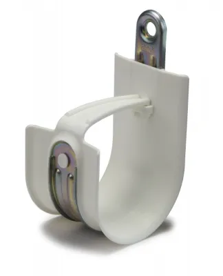 Platinum Tools - HPH48EH-25 - HPH JHK 3" Spring Steel Bm Clmp Sz48,1/4-20" female end hook, White (25 EA)