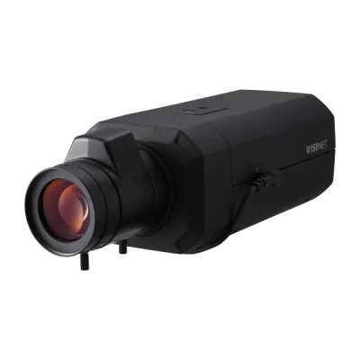 Hanwha - XNB-6003 - Powered by WN7, X-Plus series, Box Camera, 2MP resolution @ 120FPS, Triple codec (H.265/H.264/MJPEG), USB port for easy installation, Day & Night (ICR), extremeWDR (150dB), DIS with built-in Gyro sensor, Handover, Analytics events
