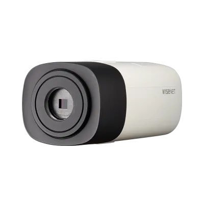 Hanwha - XNB-8000 - Wisenet X powered by Wisenet 5 network box camera, 5MP @30fps, simple focus, triple codec H.265/H.264/MJPEG with WiseStream II technology, 120dB WDR, USB port for easy installation, advanced video analytics and sound classificatio