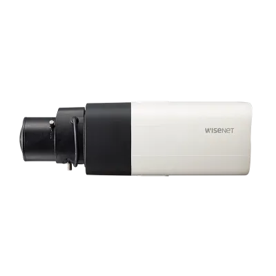 Hanwha - XNB-8000 - Wisenet X powered by Wisenet 5 network box camera, 5MP @30fps, simple focus, triple codec H.265/H.264/MJPEG with WiseStream II technology, 120dB WDR, USB port for easy installation, advanced video analytics and sound classificatio
