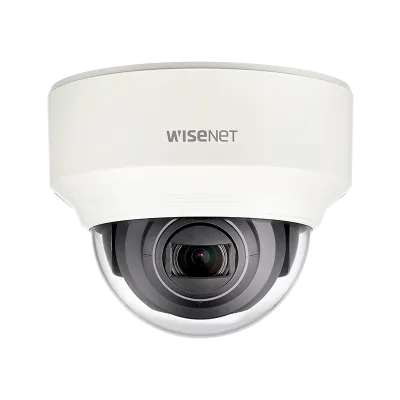 Hanwha - XND-6080V - Wisenet X powered by Wisenet 5 network indoor vandal dome camera, 2MP, Full HD(1080p) @60fps, motorized vari-focal lens 4.3x (2.8~12mm) (119.5°~27.9°), triple codec H.265/H.264/MJPEG with WiseStream II technology, 150dB WDR, USB 