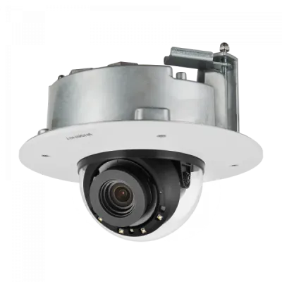 Hanwha - XND-8082RF - Wisenet 7 X-plus series network IR flush mount camera (plenum), 6MP @ 30fps, motorized vari-focal lens 3x (2.8~8.4mm), triple codec H.265/H.264/MJPEG with WiseStreamII technology, Extreme WDR, USB and CVBS port for easy installa